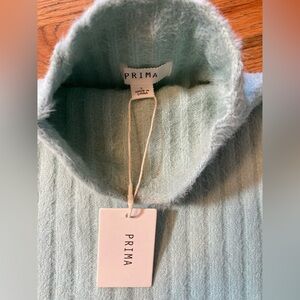 PRIMA Ribbed Mock Neck Sweater